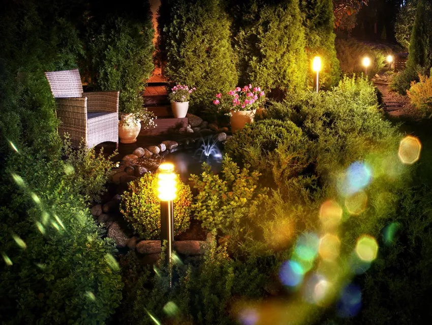 Lighting in the garden for fantastic lighting effects