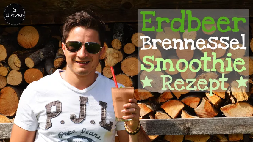 Video: Nettle smoothie with strawberries - recipe for a delicious wild herb power drink