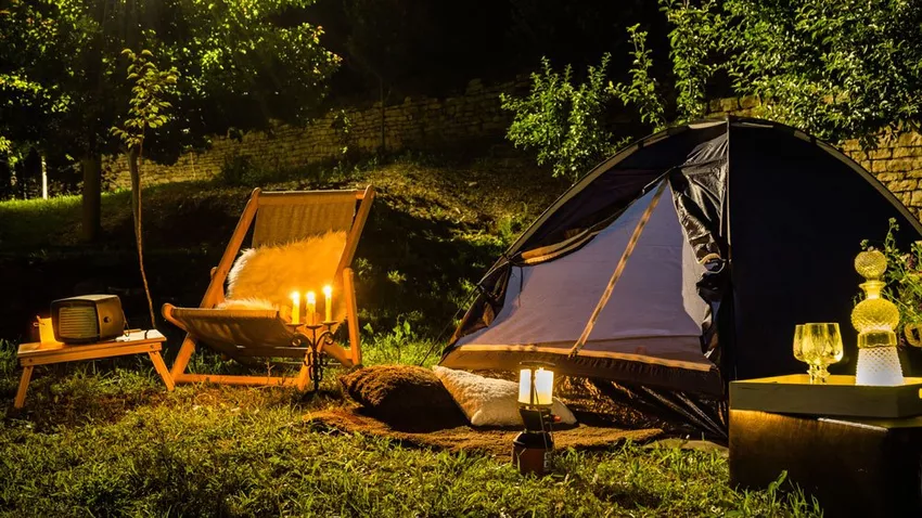 Tents in the garden - it works with these ideas and tips