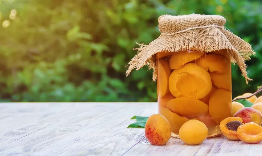 Canning peaches - explained step by step