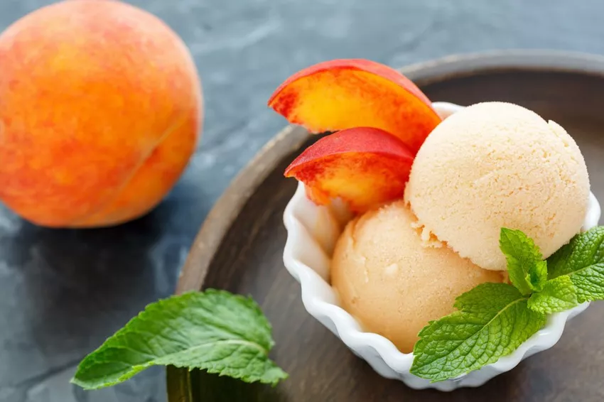 Peach sorbet: 2 homemade recipes presented